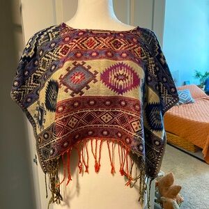 Beautiful woven top from Oaxaca Mexico.